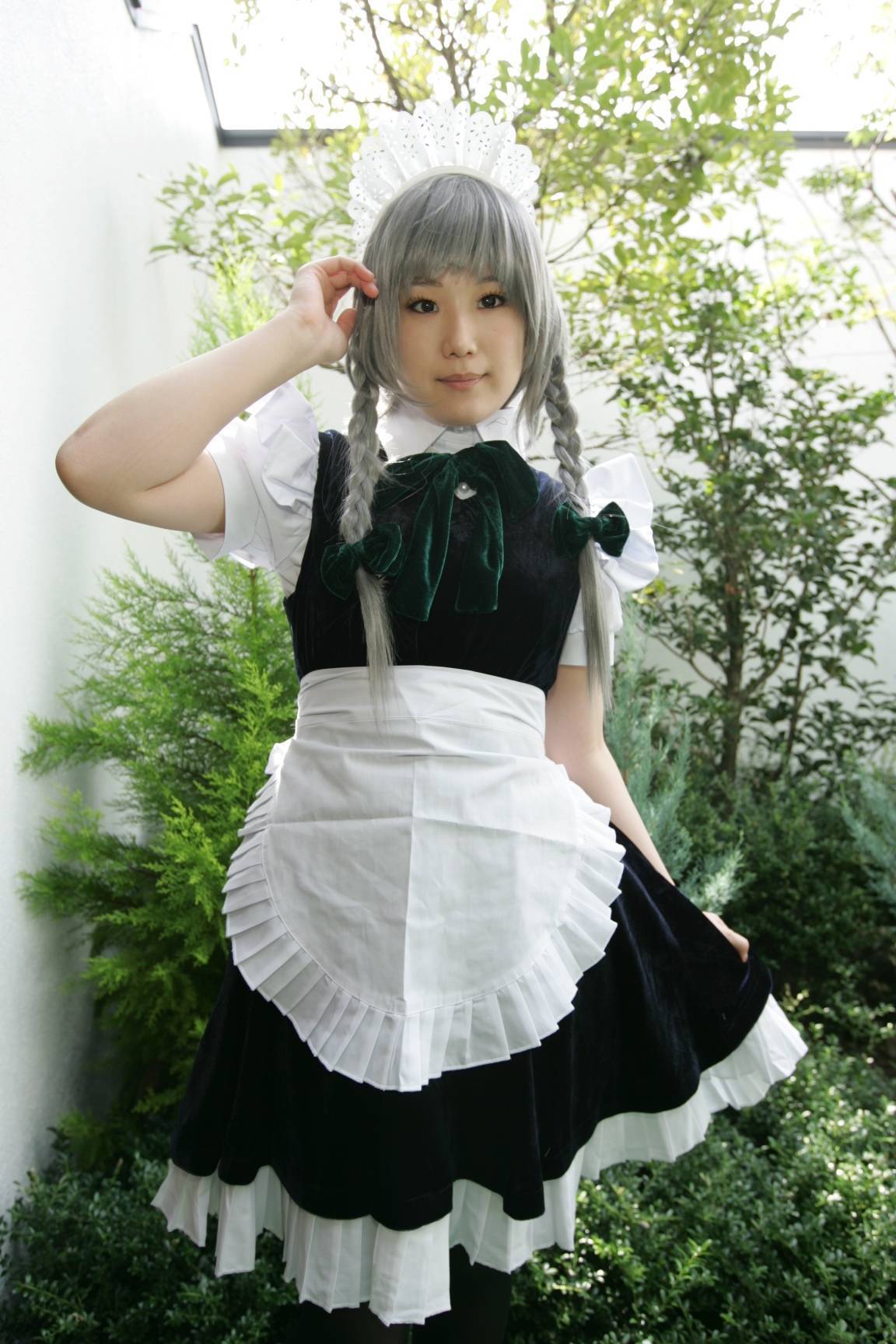 黑丝游戏美女　[Cosplay]Izayoi-Sakuya 日本超级诱惑美女图片写真
